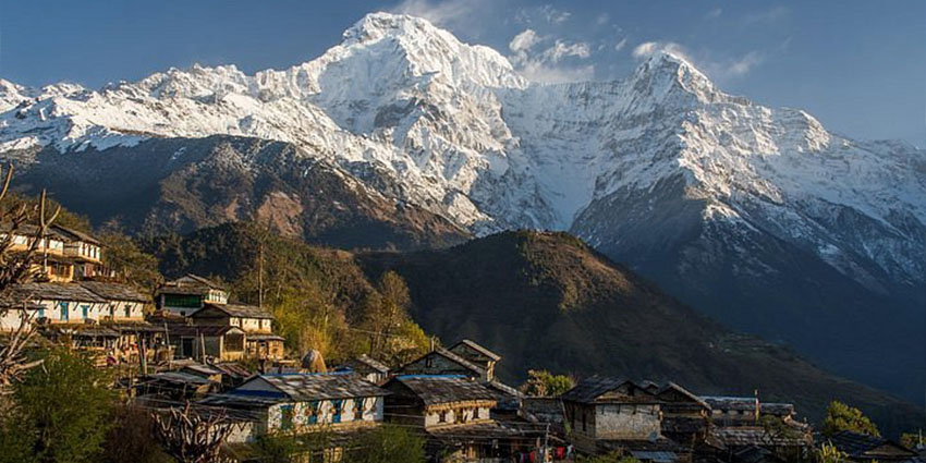 Trek from Ghandruk to Nayapul and drive to Pokhara