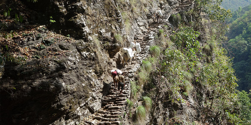 Trek from Machha Khola to Jagat